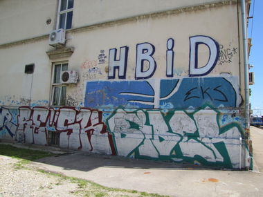 Graffiti Bombing - Photo by Rvacka - Resk, Biber, Hbid