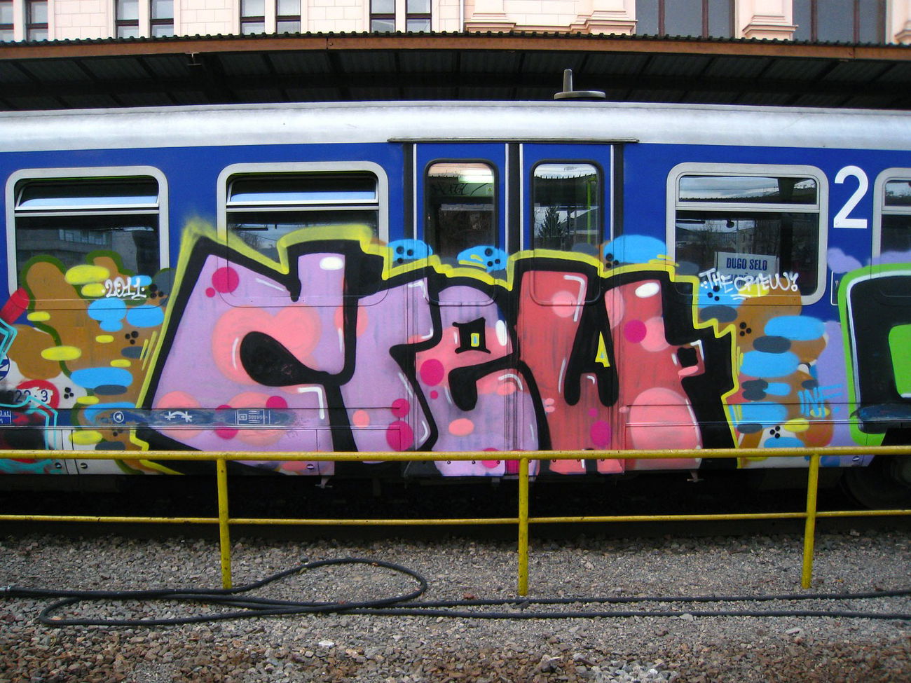 Graffiti Train - Photo by Rvacka - CREW, ZAGREB