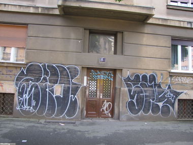 Graffiti Bombing - Photo by Rvacka - ZIPOE, SARME, ZAGREB