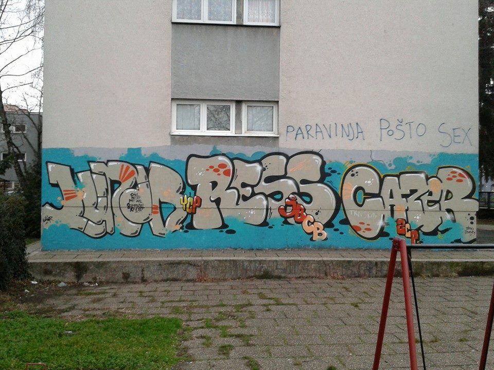 Graffiti Wall - Photo by Rvacka - LUNAR, RESS, CAZER