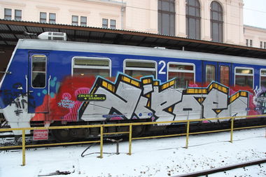Graffiti Train - Photo by Rvacka - Zipo, zipoe, zagreb
