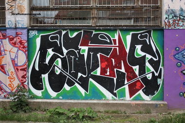 Graffiti Wall - Photo by Rvacka - Sarme, zagreb