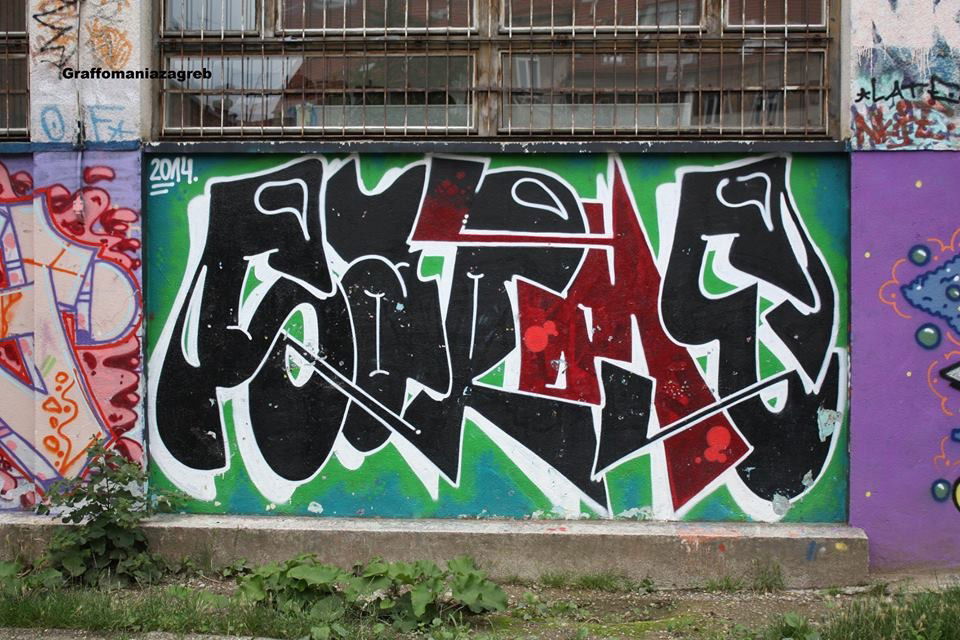 Graffiti Wall - Photo by Rvacka - Sarme, zagreb