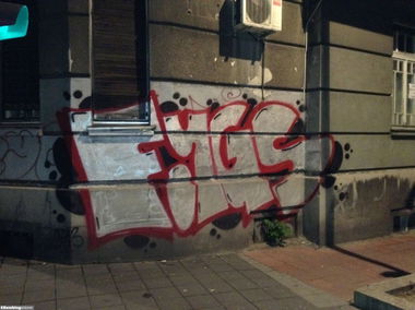 Graffiti Bombing - Photo by Rvacka - fygs