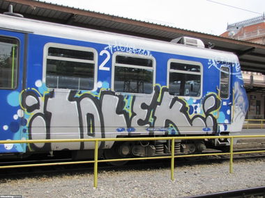 Graffiti Train - Photo by Rvacka - LOLEK, ZAGREB