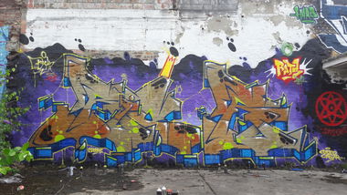 Graffiti Wall in Belgique - Photo by RyckWane - RyckWane, RFK, SMS (2017)