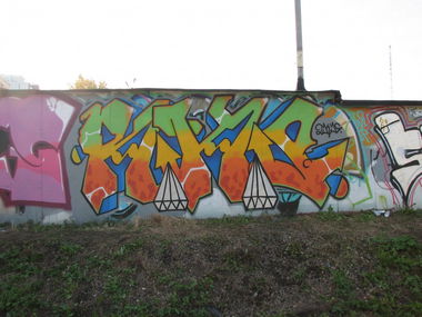 Graffiti Wall in Moscow - Photo by Rykys (2013)