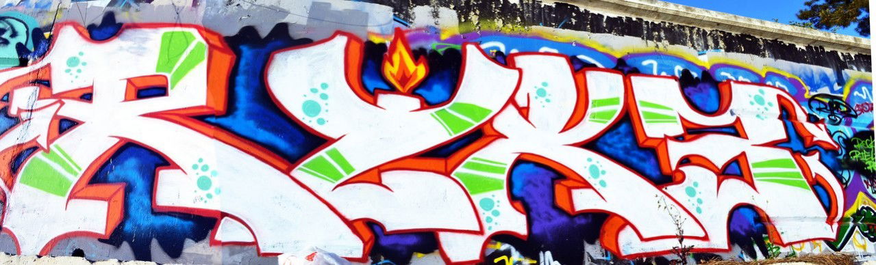 Graffiti Wall in Sochi - Photo by Rykz - sochi, graffiti, piece