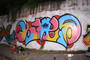 Graffiti Wall - Photo by Rykz (2016)