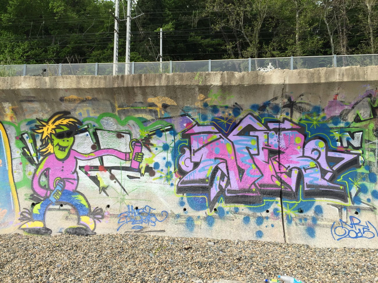 Graffiti Wall in Сочи - Photo by Rykz - nrcrew, spraydaily, graffiti (2015)