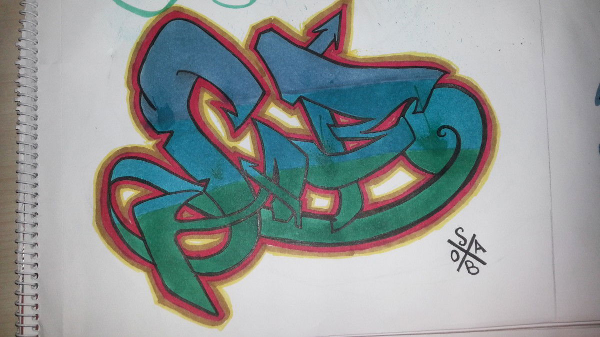 Graffiti Sketch in ankara  - Photo by SABO25