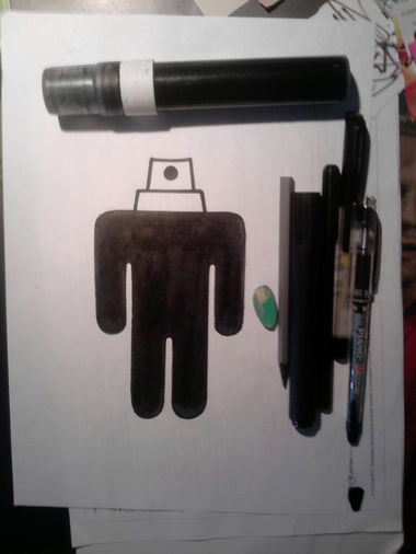 Graffiti Sketch in Moscow - Photo by SADO (2013)