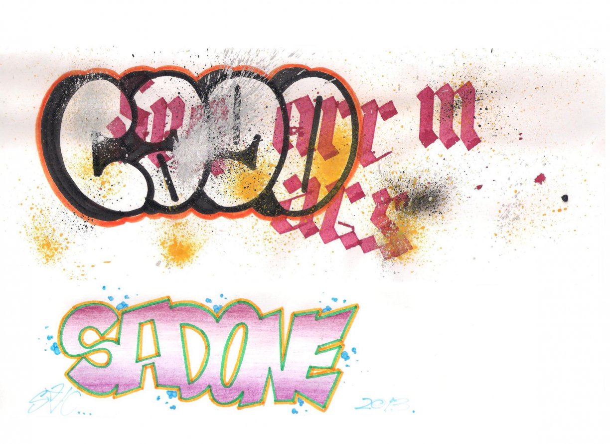 Graffiti Sketch - Photo by SADO (2013)