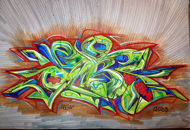 Graffiti Sketch - Photo by SAEM234 - GCBS (2014)