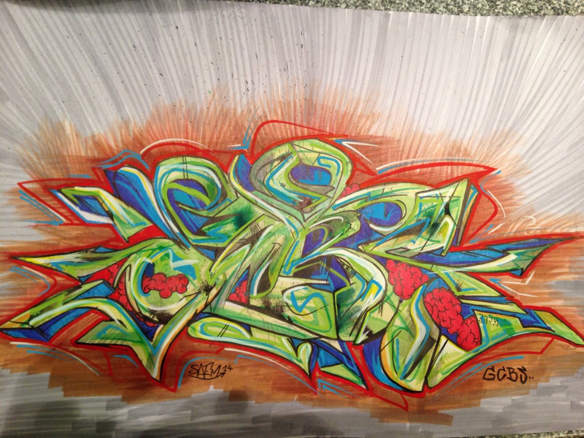 Graffiti Sketch - Photo by SAEM234 - GCBS (2014)