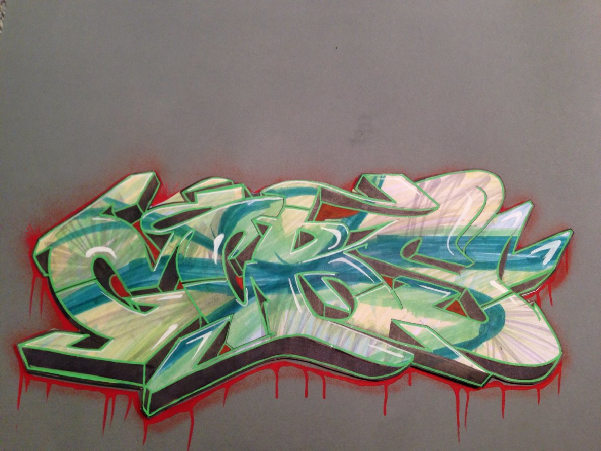 Graffiti Sketch - Photo by SAEM234 - GCBS (2014)
