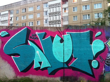 Graffiti Wall - Photo by SALU7 - salut (2013)
