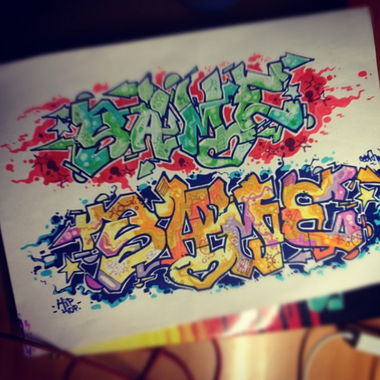 Graffiti Sketch - Photo by SAME1