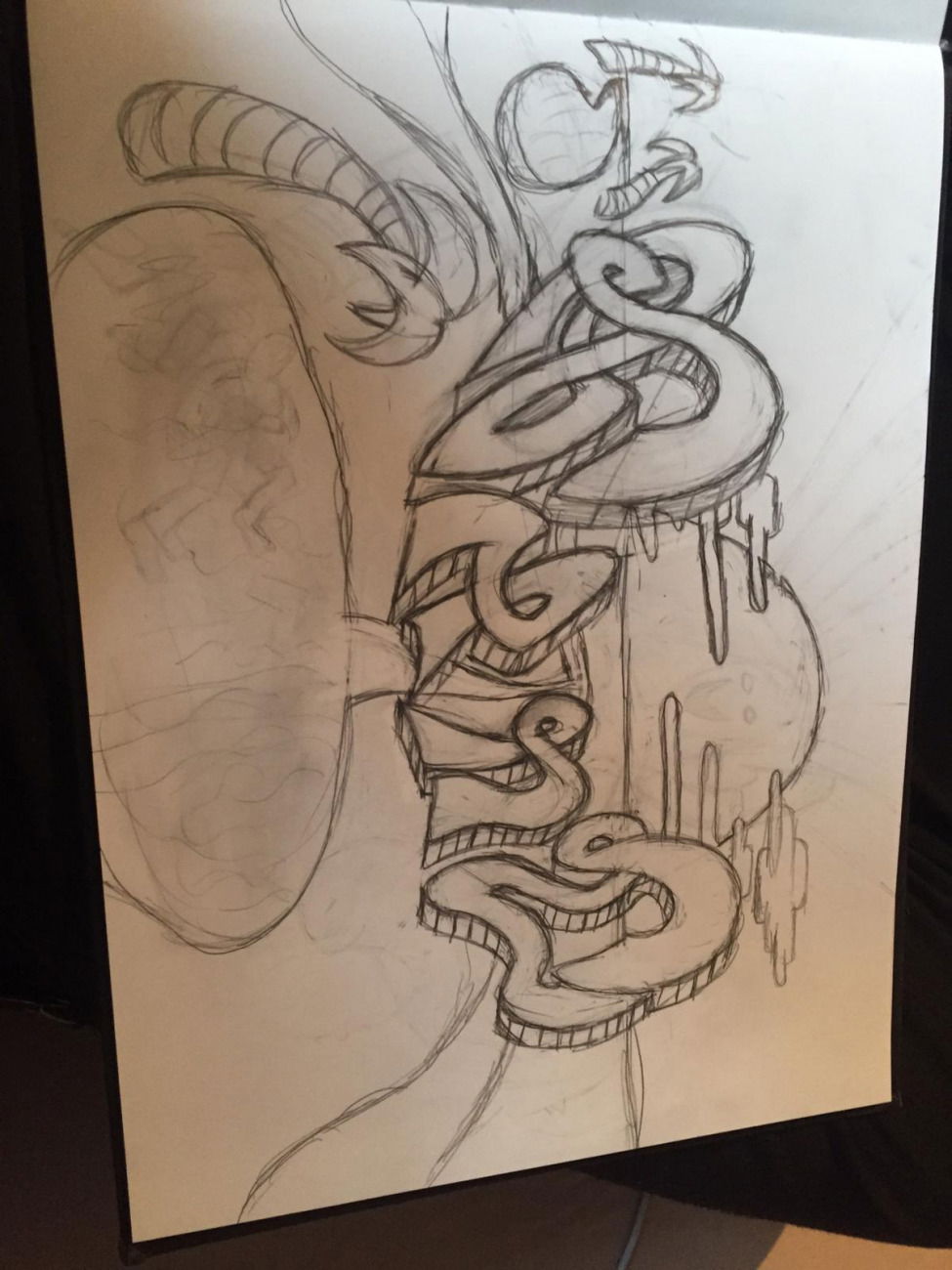 Graffiti Sketch - Photo by SANE