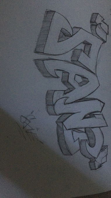 Graffiti Sketch in Düsseldorf - Photo by SANE - Sane, Sketch (2018)