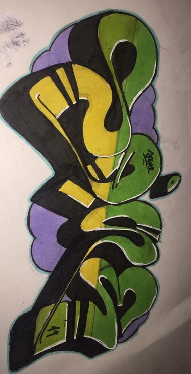 Graffiti Sketch - Photo by SANE