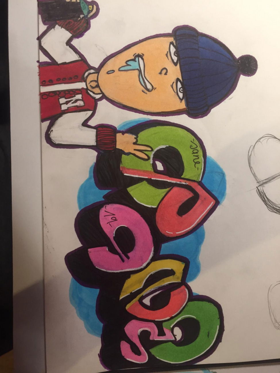 Graffiti Sketch - Photo by SANE