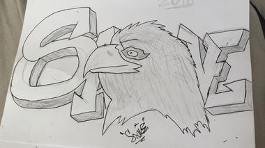 Graffiti Sketch in Düsseldorf - Photo by SANE - SANE, Sketch