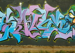 Graffiti Wall - Photo by SANZONE