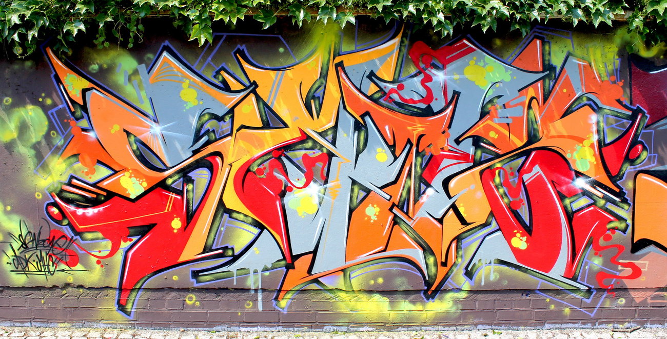 Graffiti Wall - Photo by SANZONE