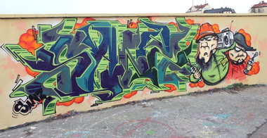 Graffiti Wall - Photo by SANZONE (2015)