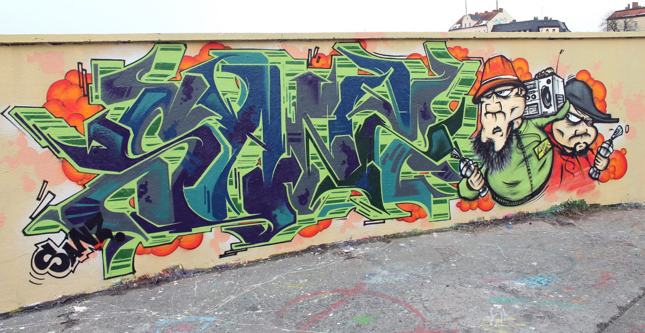 Graffiti Wall - Photo by SANZONE (2015)