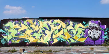 Graffiti Wall in Minhen - Photo by SANZONE - Munich, Burner, Wildstyle (2015)