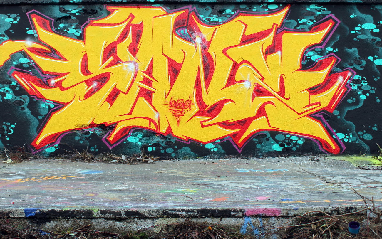 Graffiti Wall - Photo by SANZONE (2016)