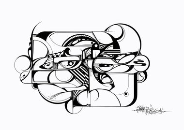 Graffiti Sketch in Minhen - Photo by SANZONE - Sanzone, Black, & (2013)