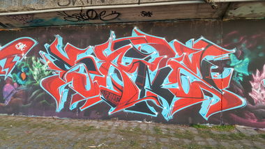 Graffiti Wall - Photo by SANZONE