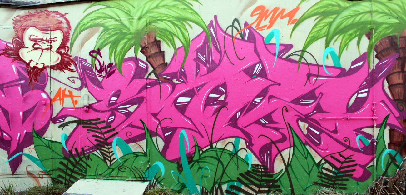 Graffiti in Minhen - Photo by SANZONE - Munchen, Munich, ADK (2012)