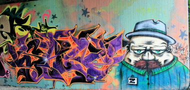 Graffiti Wall - Photo by SANZONE (2015)