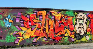 Graffiti Wall - Photo by SANZONE (2015)