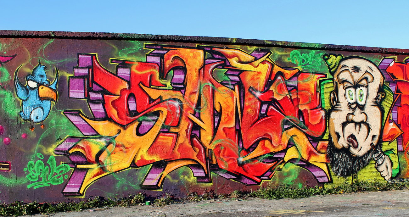 Graffiti Wall - Photo by SANZONE (2015)