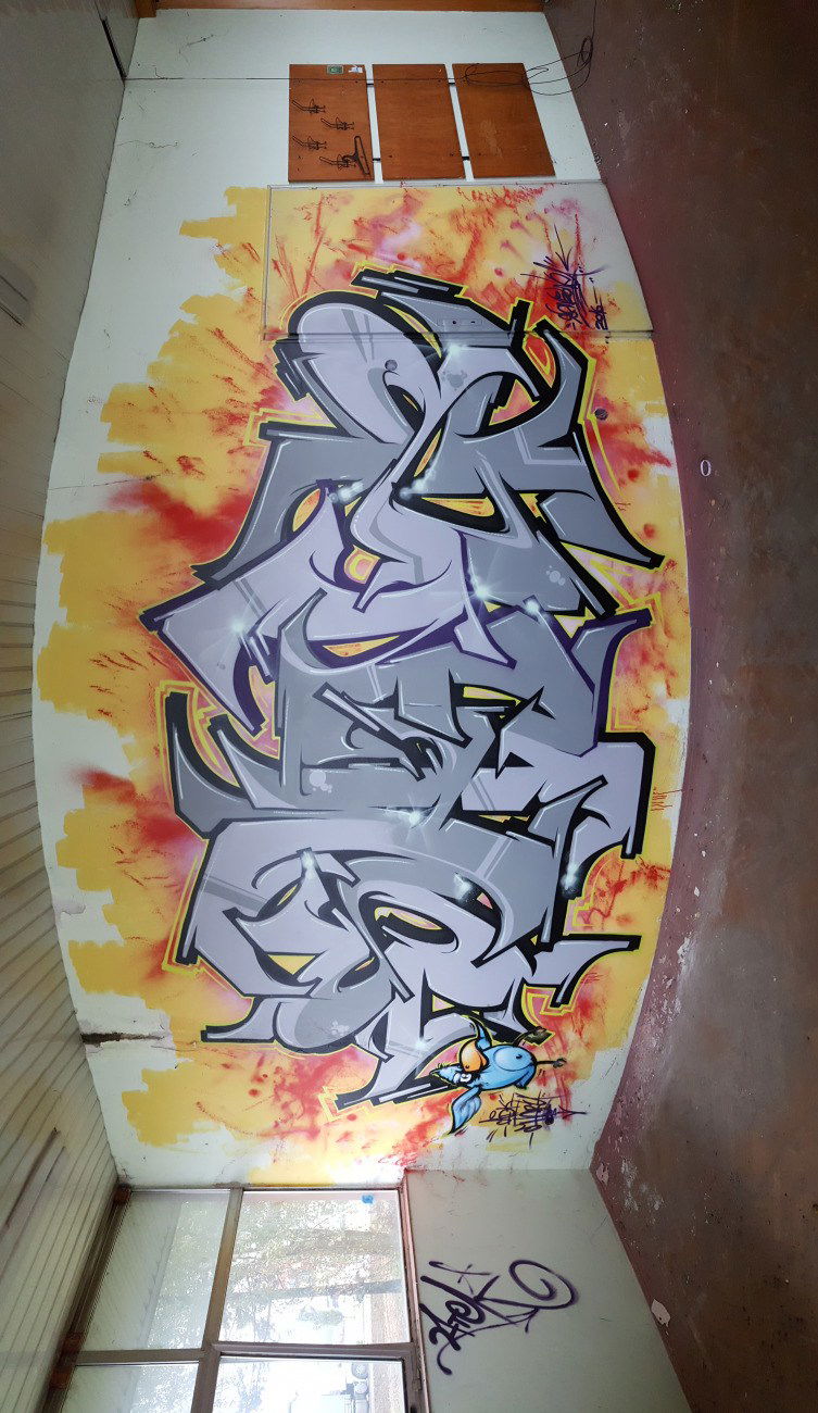 Graffiti Wall - Photo by SANZONE