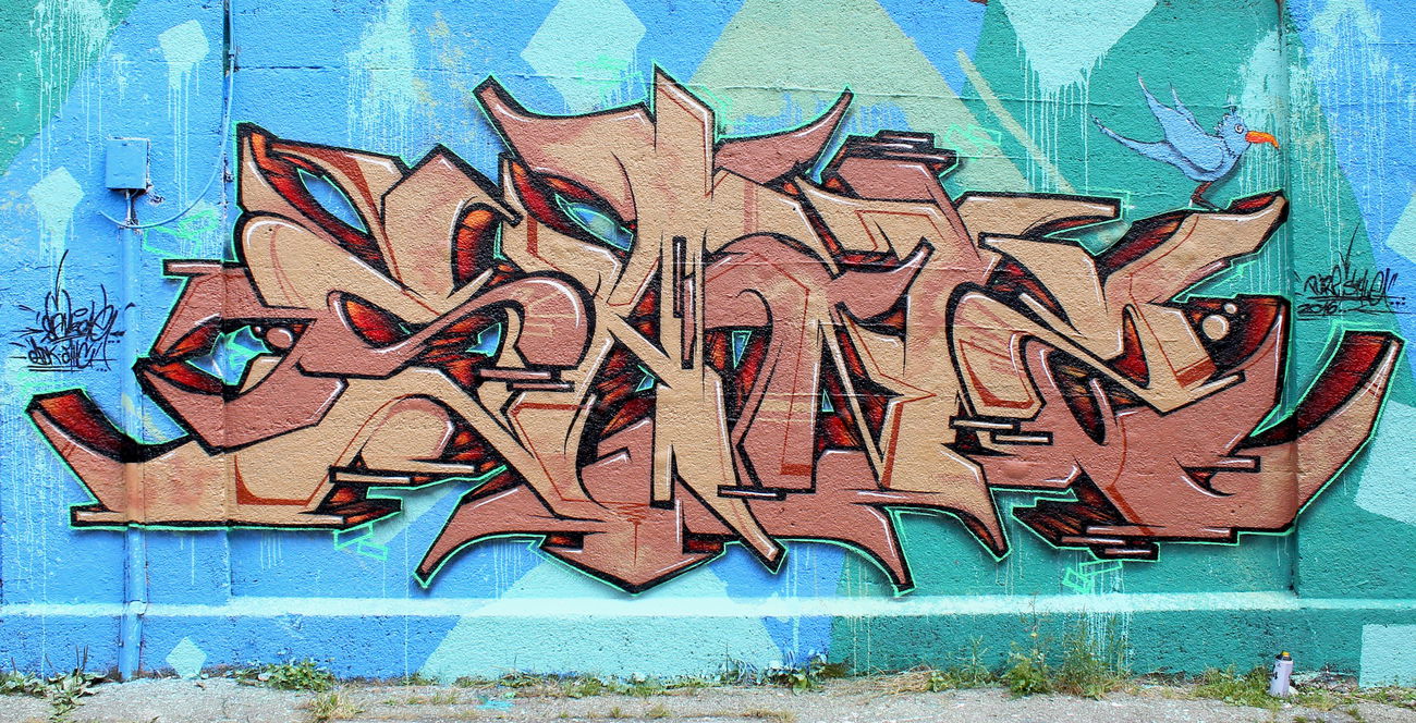 Graffiti Wall - Photo by SANZONE