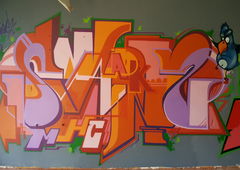 Graffiti Wall - Photo by SANZONE