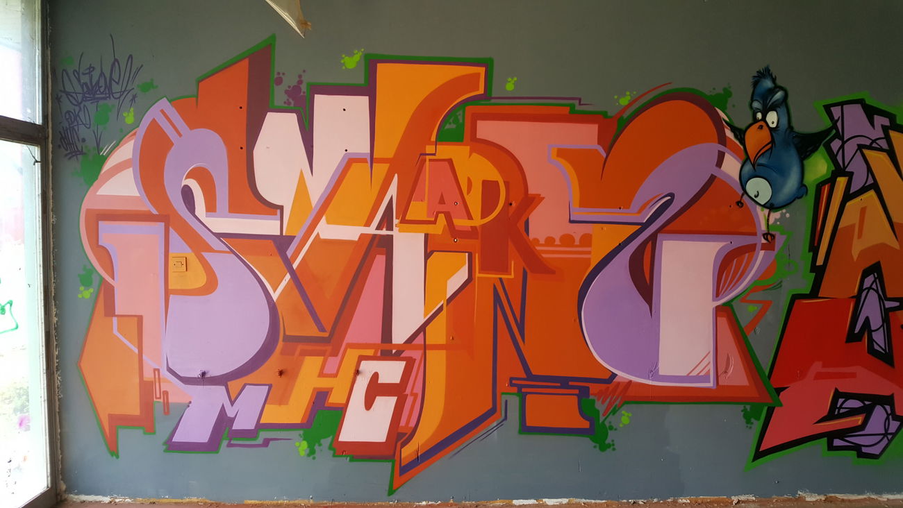 Graffiti Wall - Photo by SANZONE