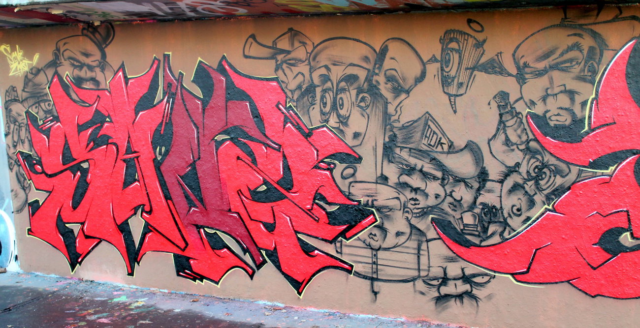 Graffiti Wall - Photo by SANZONE (2015)