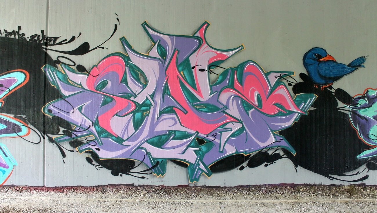 Graffiti Wall - Photo by SANZONE (2014)