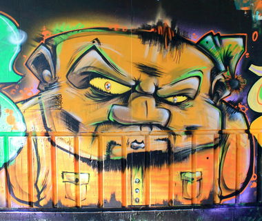 Graffiti Wall - Photo by SANZONE