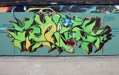 Graffiti Wall - Photo by SANZONE (2013)