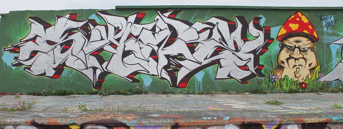 Graffiti Wall - Photo by SANZONE (2015)
