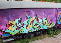 Graffiti Train - Photo by SANZONE (2015)