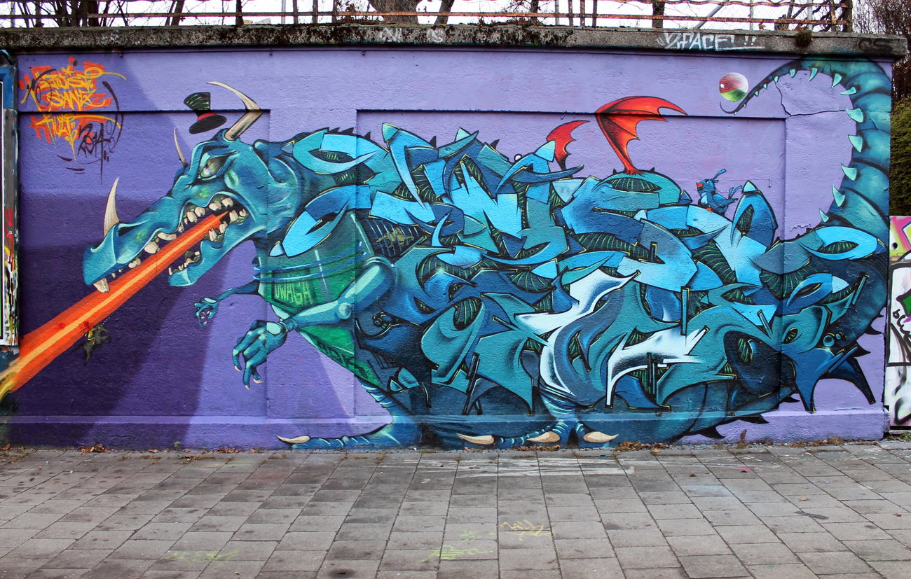 Graffiti Wall - Photo by SANZONE (2014)
